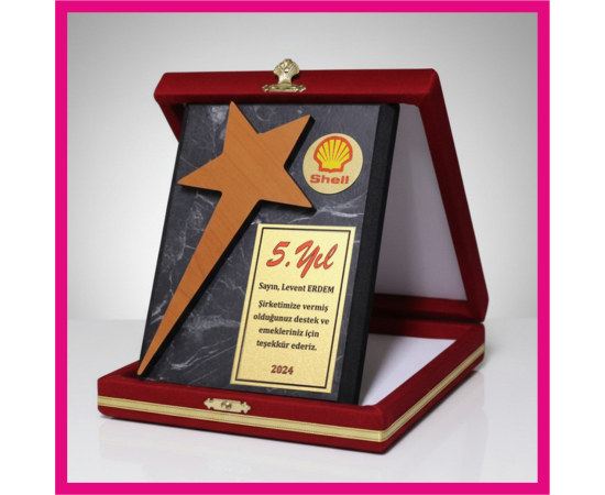 Ahşap plaket 3