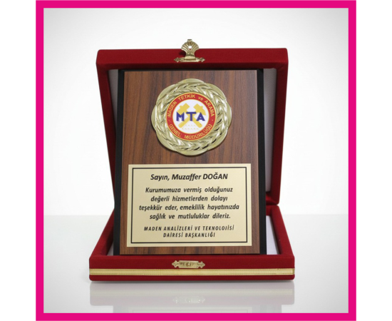 Ahşap plaket 5 Ahşap plaket 5