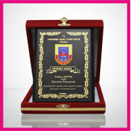 Ahşap plaket 6