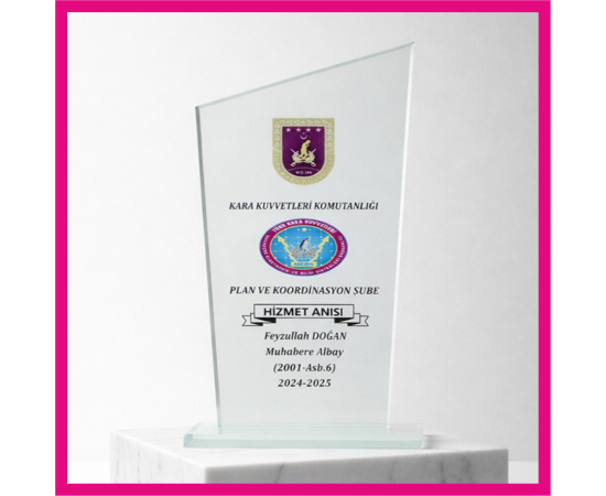 kristal plaket 11