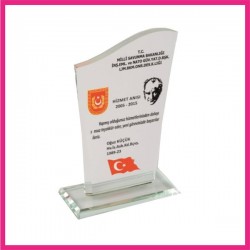 kristal plaket