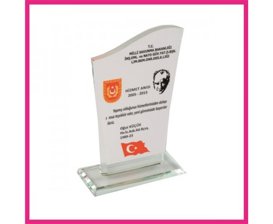 kristal plaket